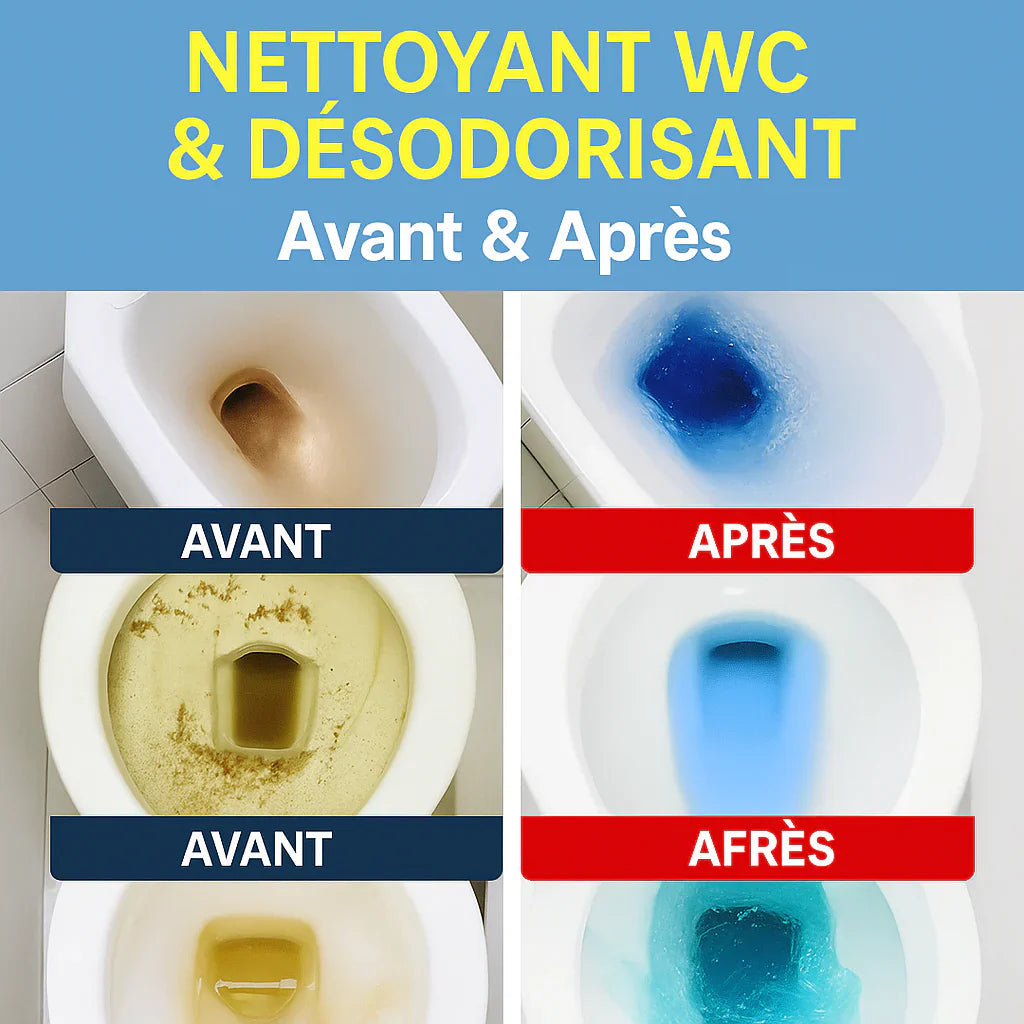 Fini la corvée des toilettes : Le secret pour des WC toujours propres et parfumés 24h/24 !