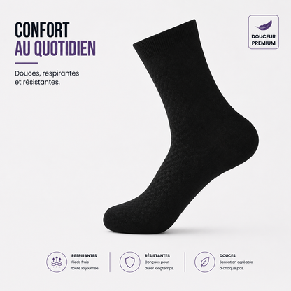 Restez Frais et Stylé : Le Lot de 5 Paires (5 Couleurs) à Ne Pas Manquer 🌟
