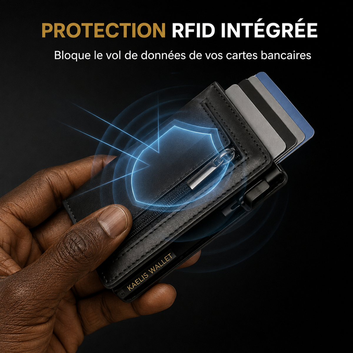 🔥 PORTEFEUILLE INTELLIGENT KAELIS EN CUIR PREMUIM– RFID