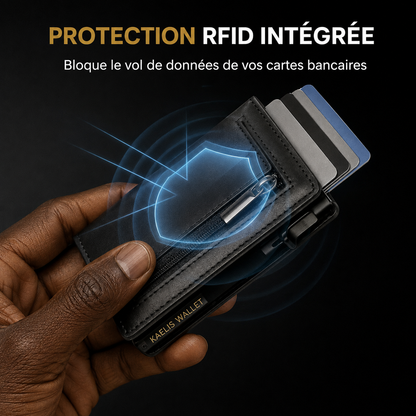 🔥 PORTEFEUILLE INTELLIGENT KAELIS EN CUIR PREMUIM– RFID
